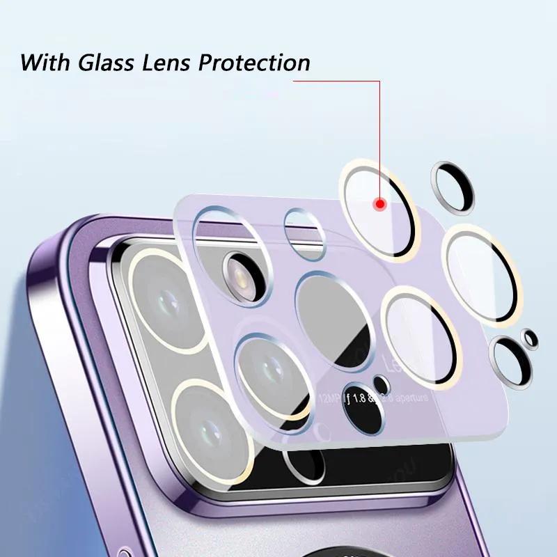 Frosted Magsafe Standing Holder Case For iPhone