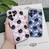 Cat Fish Bones Case For Samsung Galaxy
