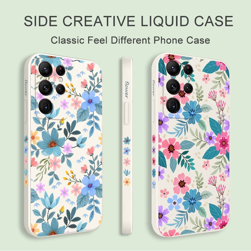 Cool Flowers Phone Case For Samsung Galaxy