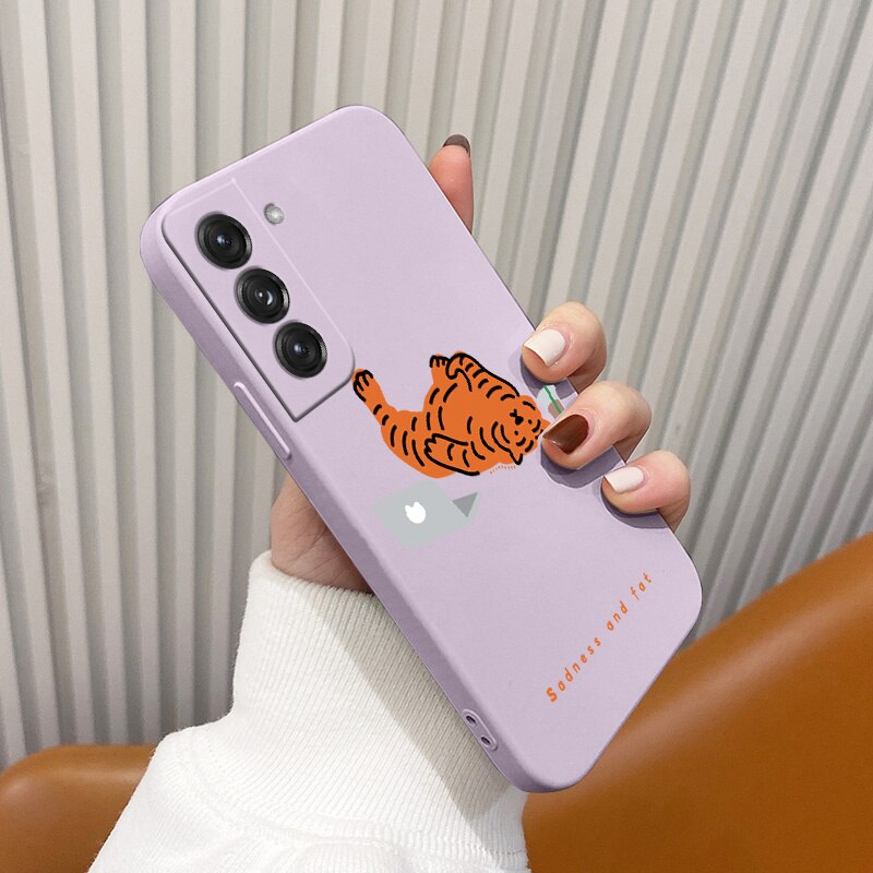 Cute Tiger Phone Case For Samsung Galaxy