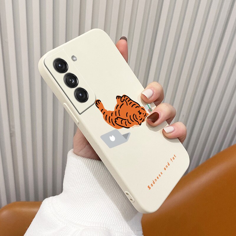 Cute Tiger Phone Case For Samsung Galaxy
