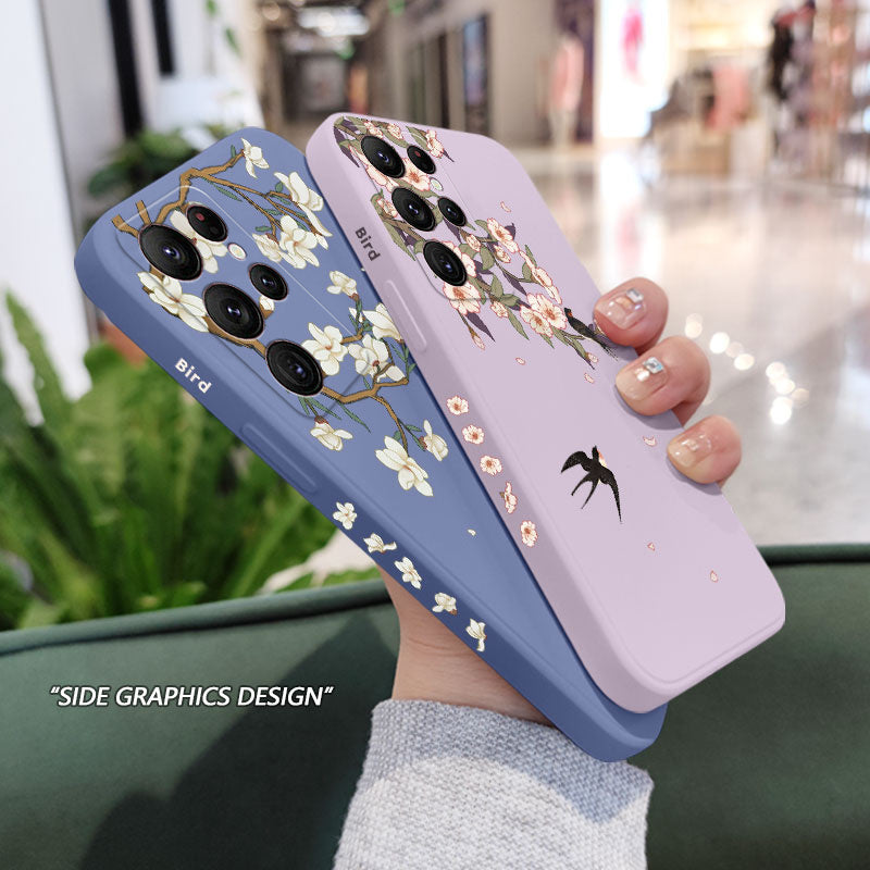 Flowers And Birds Phone Case For Samsung Galaxy