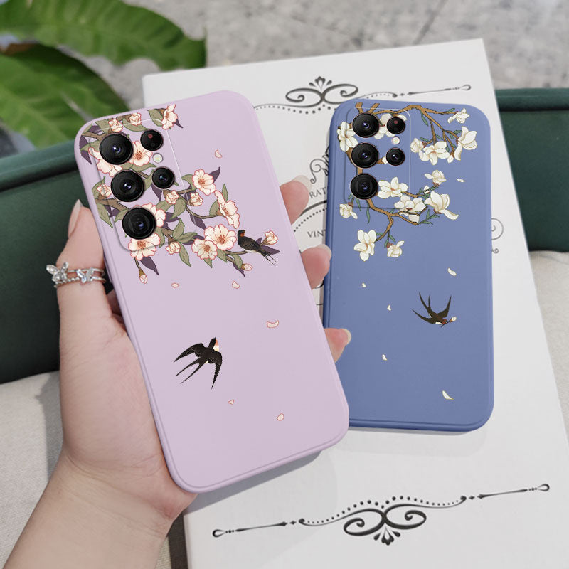 Flowers And Birds Phone Case For Samsung Galaxy