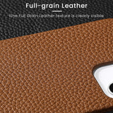 Genuine Cow Leather Phone Case for iPhone