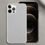 Genuine Cow Leather Phone Case for iPhone