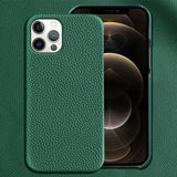 Genuine Cow Leather Phone Case for iPhone