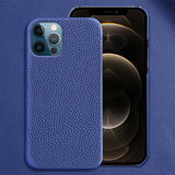 Genuine Cow Leather Phone Case for iPhone