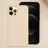 Genuine Cow Leather Phone Case for iPhone