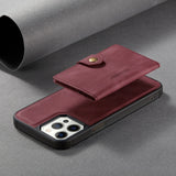 Genuine Magnetic Leather Wallet Case For Magsafe iPhone