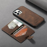 Genuine Magnetic Leather Wallet Case For Magsafe iPhone