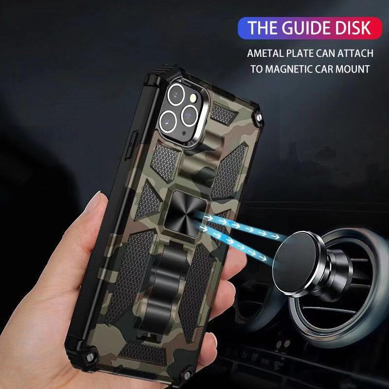 Armor Bracket Shockproof Back Cover Case for IPhone