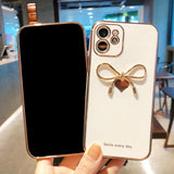 Love pattern bowknot Phone Case For iphone