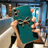 Love pattern bowknot Phone Case For iphone