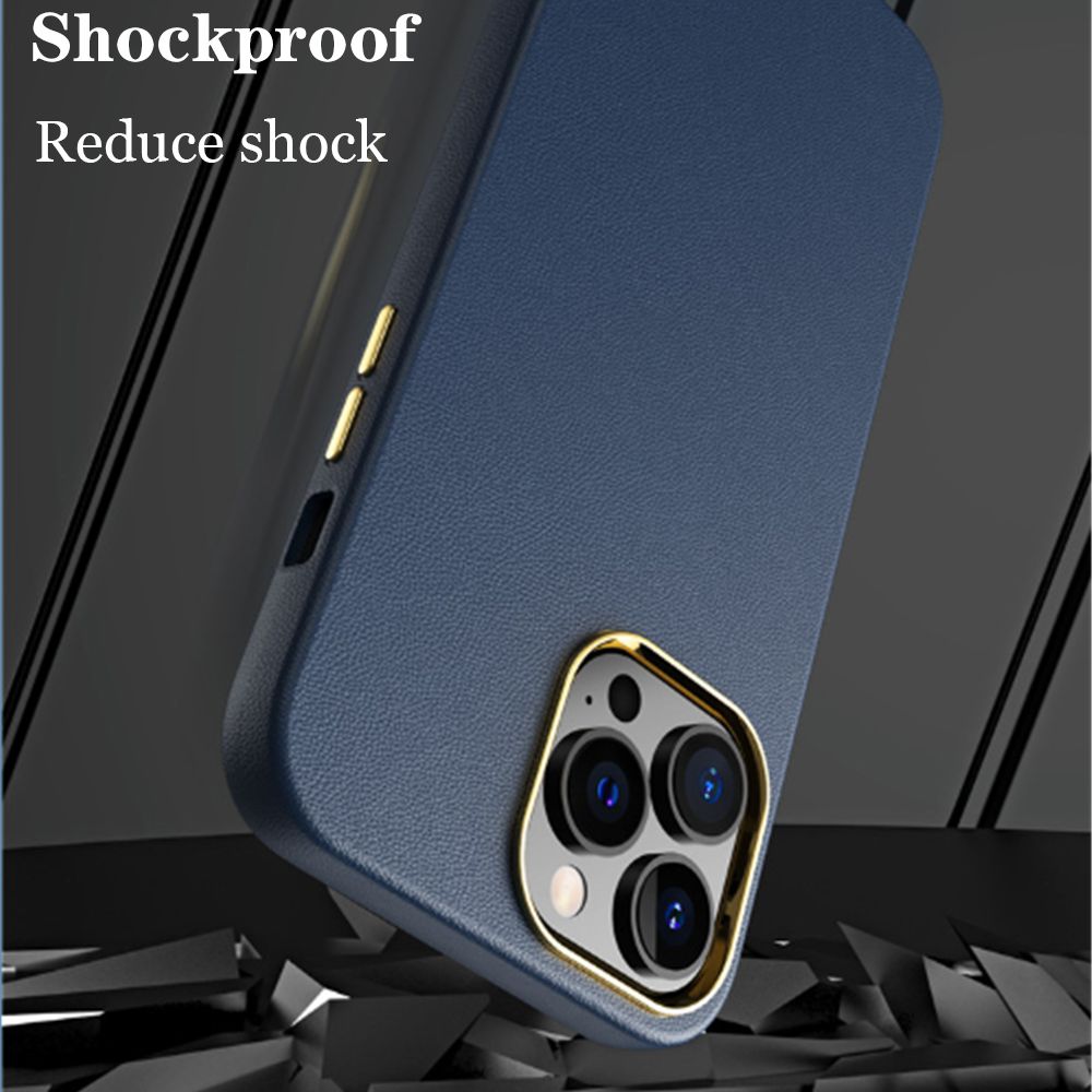 Premium Leather Bumper Case For iPhone