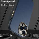 Premium Leather Bumper Case For iPhone