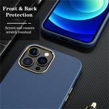 Premium Leather Bumper Case For iPhone