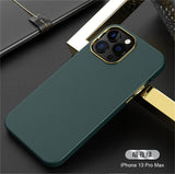 Premium Leather Bumper Case For iPhone