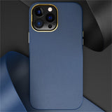 Premium Leather Bumper Case For iPhone