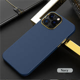 Premium Leather Bumper Case For iPhone