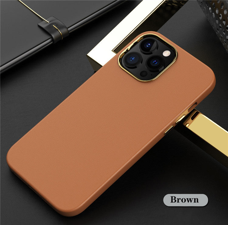 Premium Leather Bumper Case For iPhone