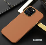 Premium Leather Bumper Case For iPhone