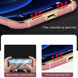Marble Texture Plating Case For iPhone
