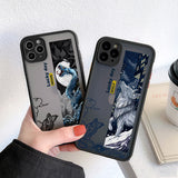 Dragon Tiger Pattern Matte Silicon Hard Case for IPhone