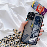 Dragon Tiger Pattern Matte Silicon Hard Case for IPhone