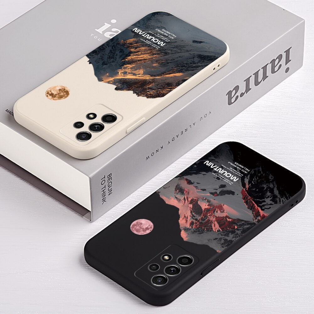 Mountain Moon Phone Case For Samsung Galaxy