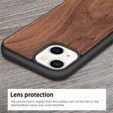 Natural Real Wood With Magsafe Wallet Case For iphone