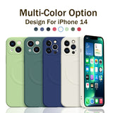 Original Silicone For Magnetic Wireless Charge Case for iPhone