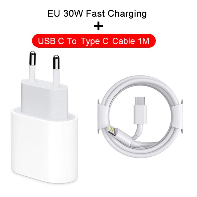 PD 30W Fast Charger For iPhone (Charging+Cable)