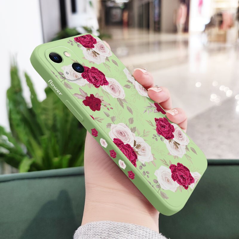Prosperous Peony Phone Case For iPhone