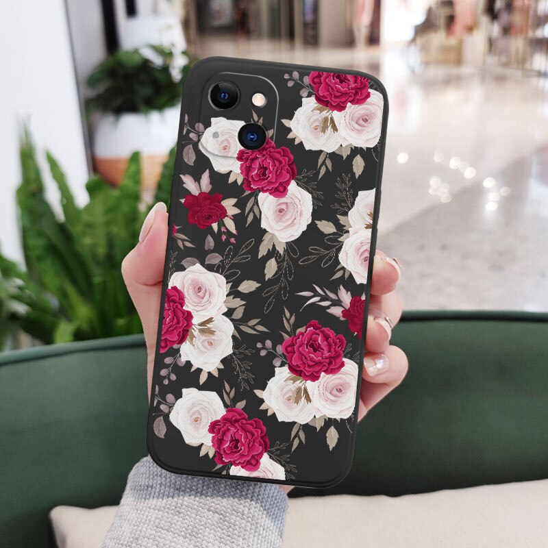 Prosperous Peony Phone Case For iPhone