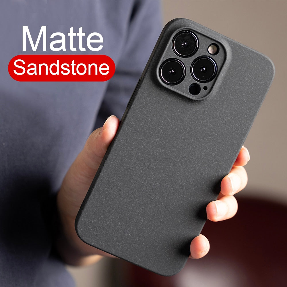 Sandstone Matte Hard Case For iPhone