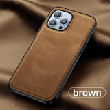 Fashion Bumper PU Mobile Phone Case For iPhone