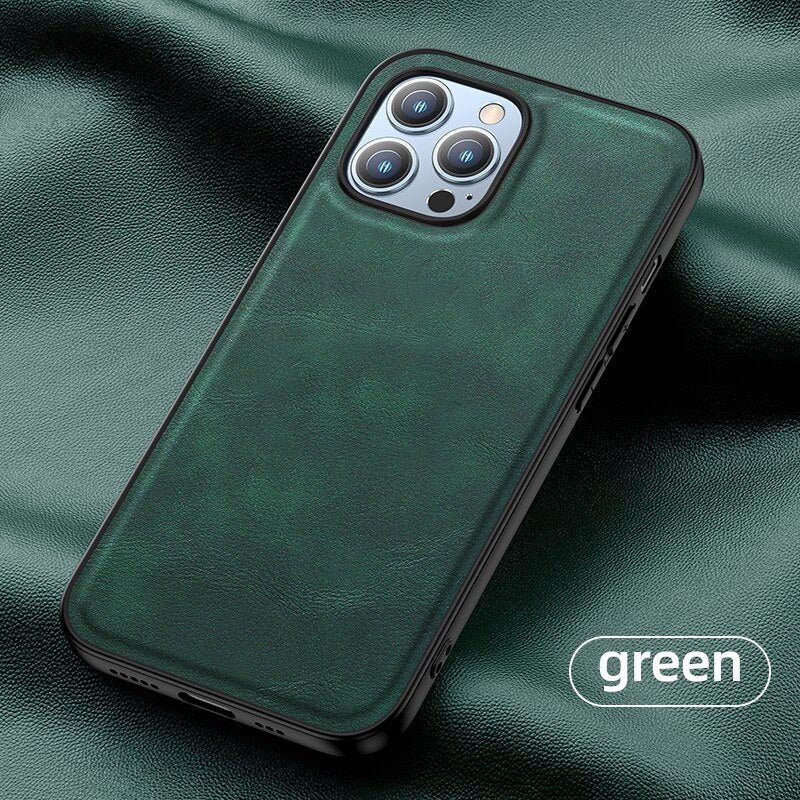 Fashion Bumper PU Mobile Phone Case For iPhone