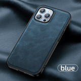 Fashion Bumper PU Mobile Phone Case For iPhone
