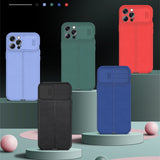 Slide Camera Lens Protection Case For iPhone