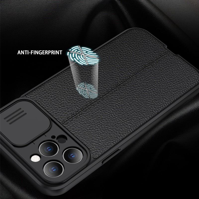 Slide Camera Lens Protection Case For iPhone