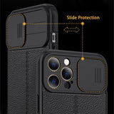 Slide Camera Lens Protection Case For iPhone