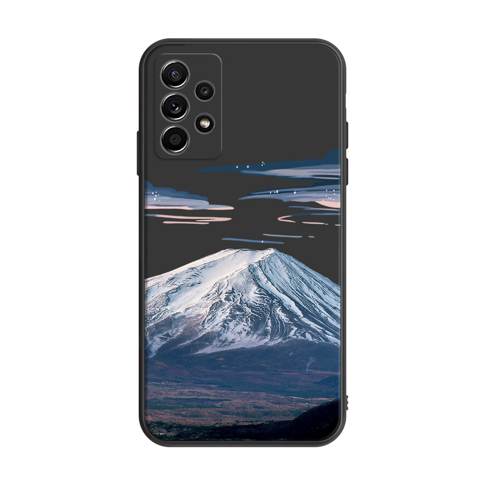 Snow Mountain Soft Silicone Case For Samsung