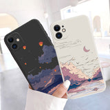 Snow Mountain Soft Silicone Case For Samsung