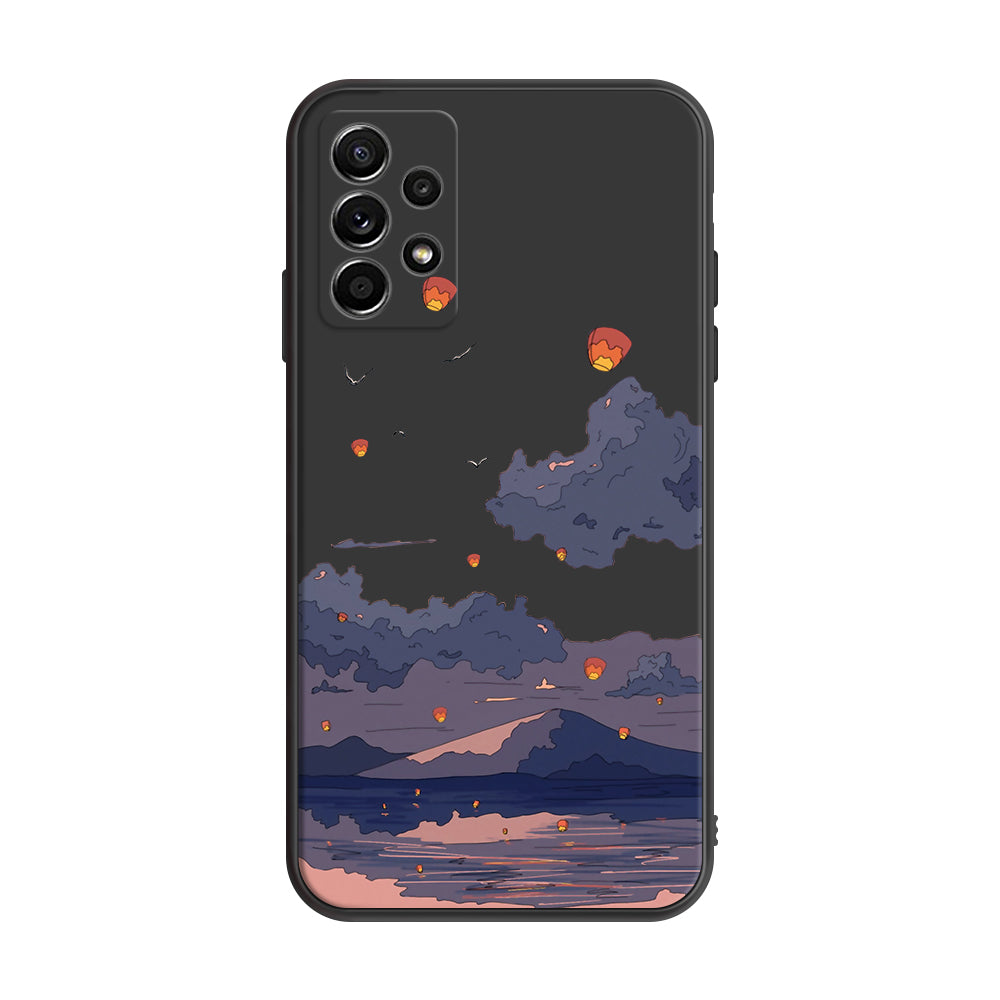 Snow Mountain Soft Silicone Case For Samsung
