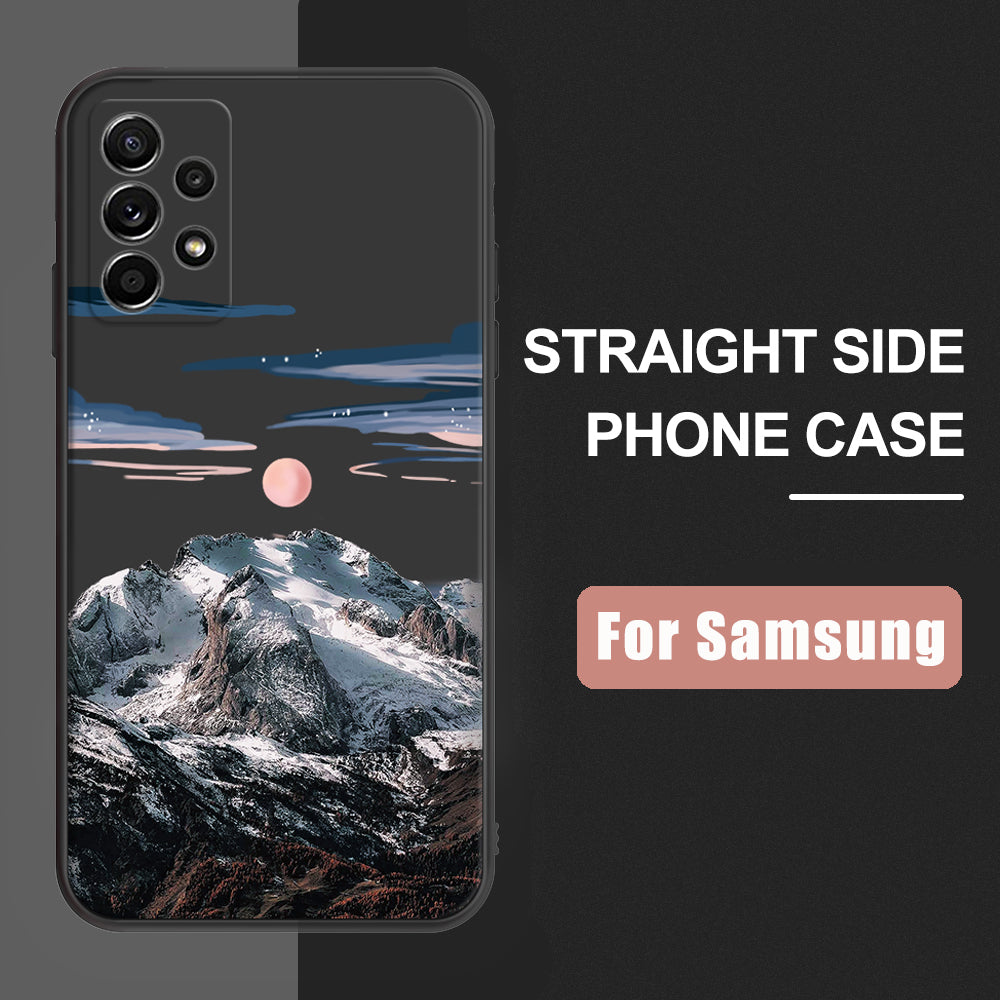 Snow Mountain Soft Silicone Case For Samsung