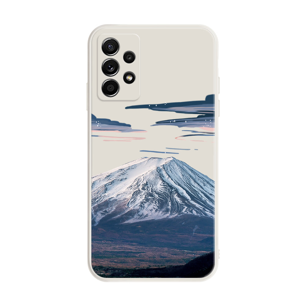Snow Mountain Soft Silicone Case For Samsung