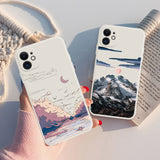 Snow Mountain Soft Silicone Case For Samsung