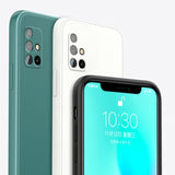 Square Liquid Silicone Case For Samsung
