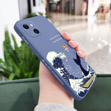Storm Blue Whale Phone Case For iPhone