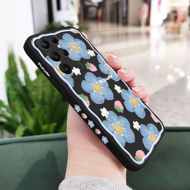 Strawberry Flowers Case For Samsung Galaxy